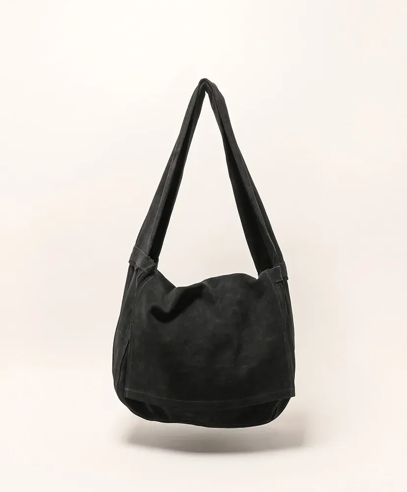 Leather Shoulder Bag - Cow Split Leather