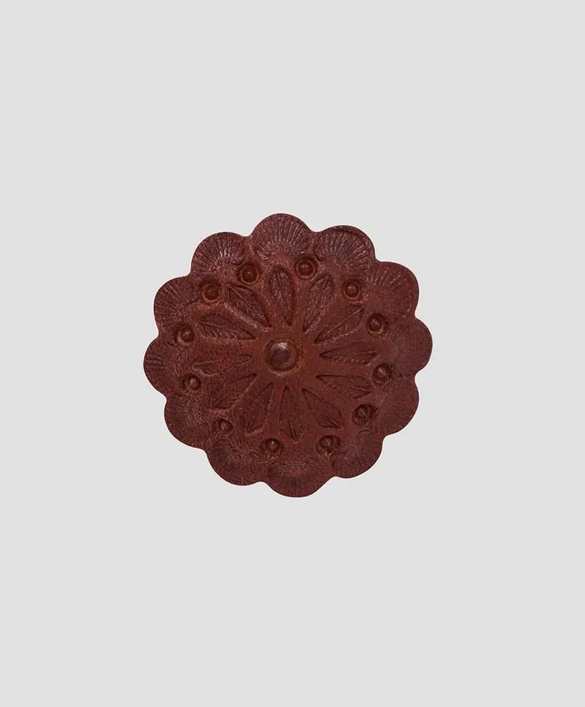 × Rooster King&Co., Leather Carving Pins - Small Concho Style B