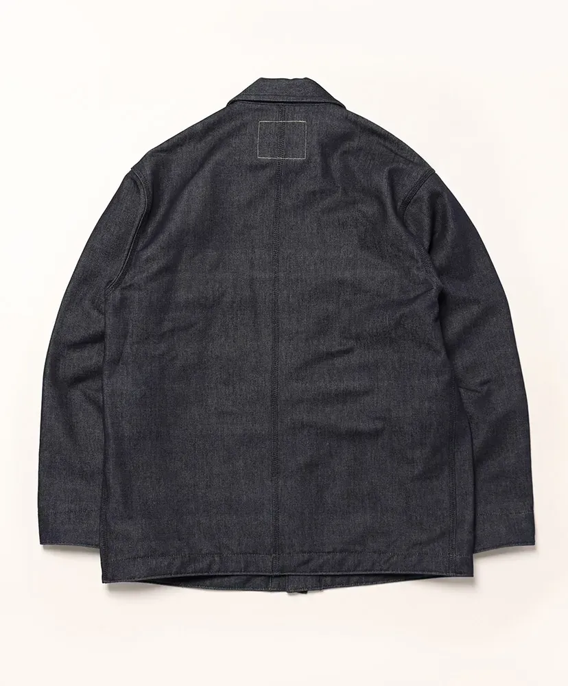 Cashmere Denim Railroad Chore Jacket