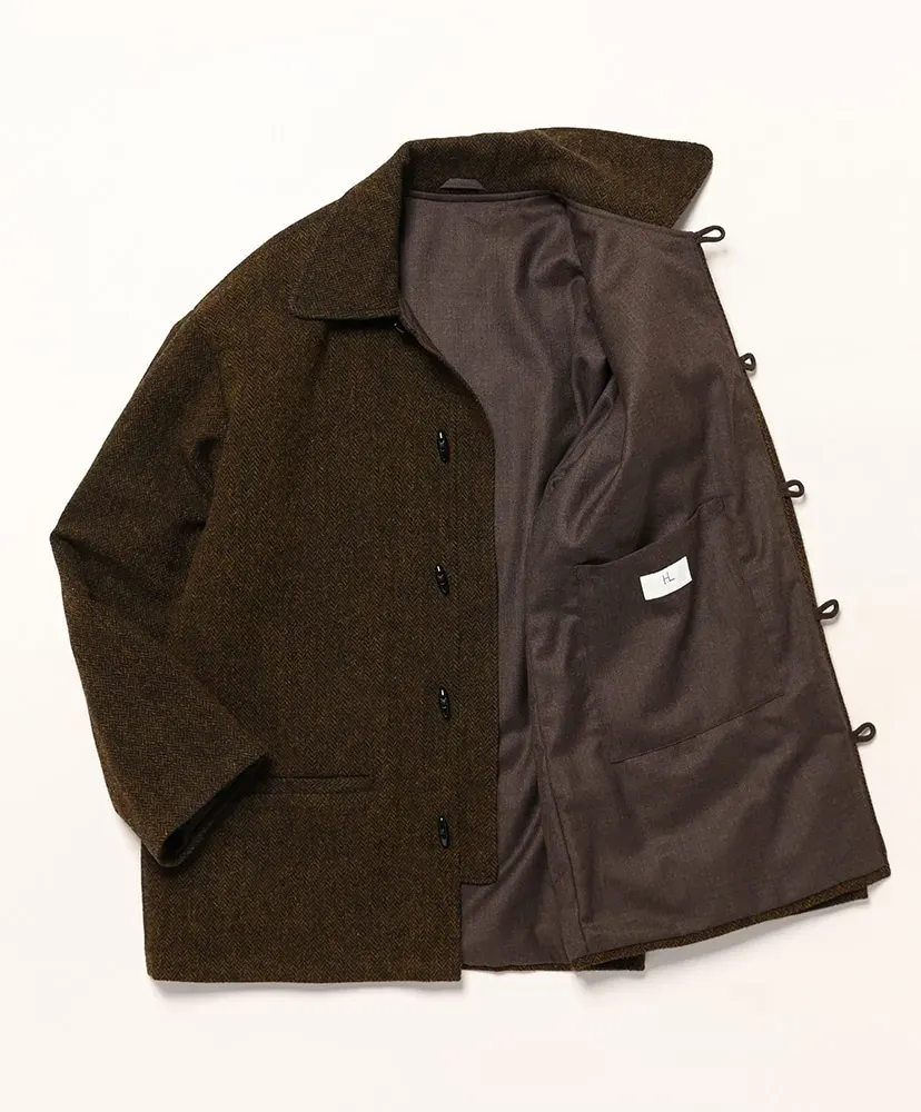 Herringbone Duffel Jacket
