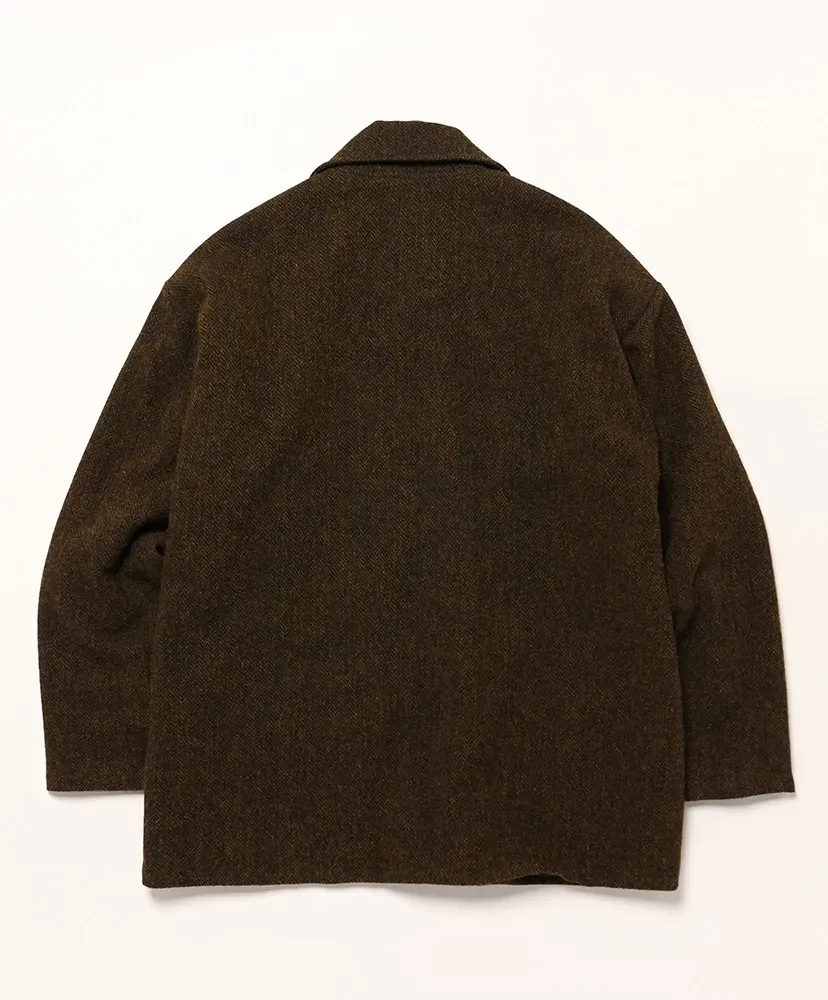 Herringbone Duffel Jacket