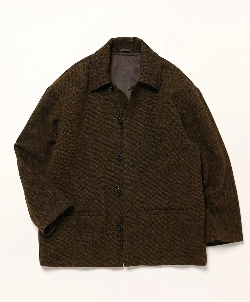 Herringbone Duffel Jacket