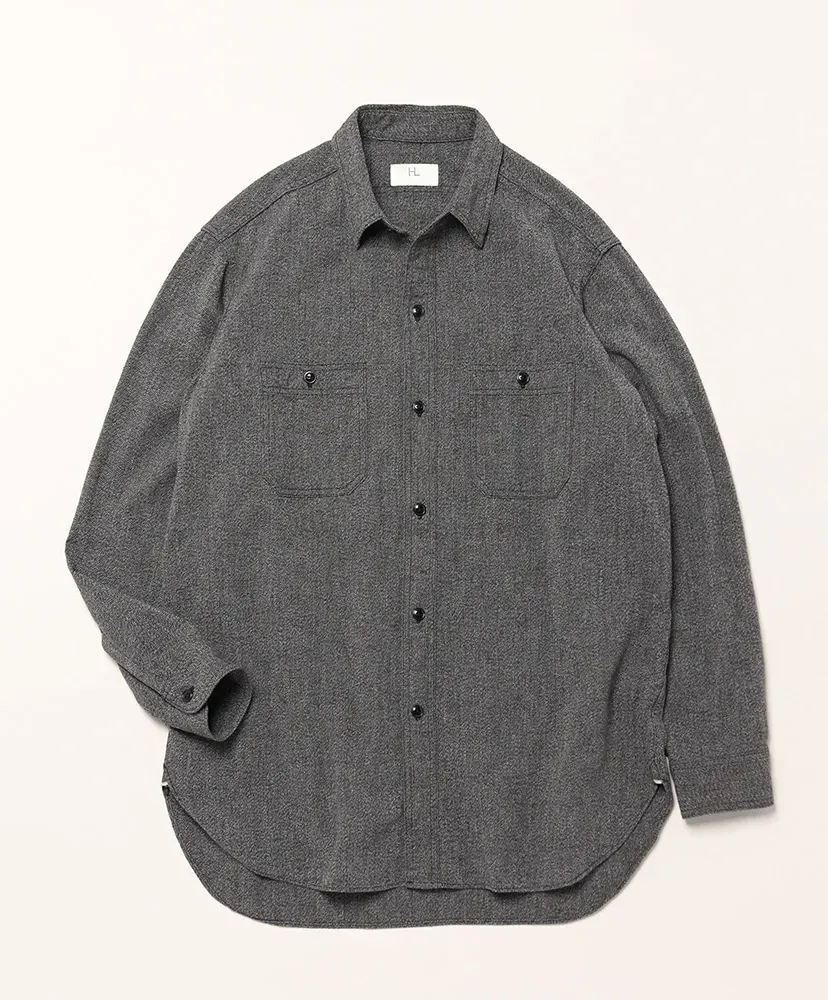 Black Chambray Work Shirt