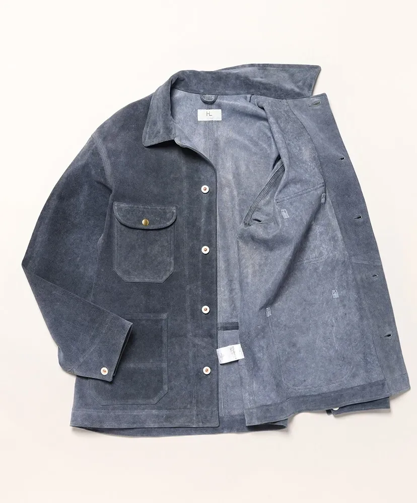 Goat Suede Railroad Chore Jacket