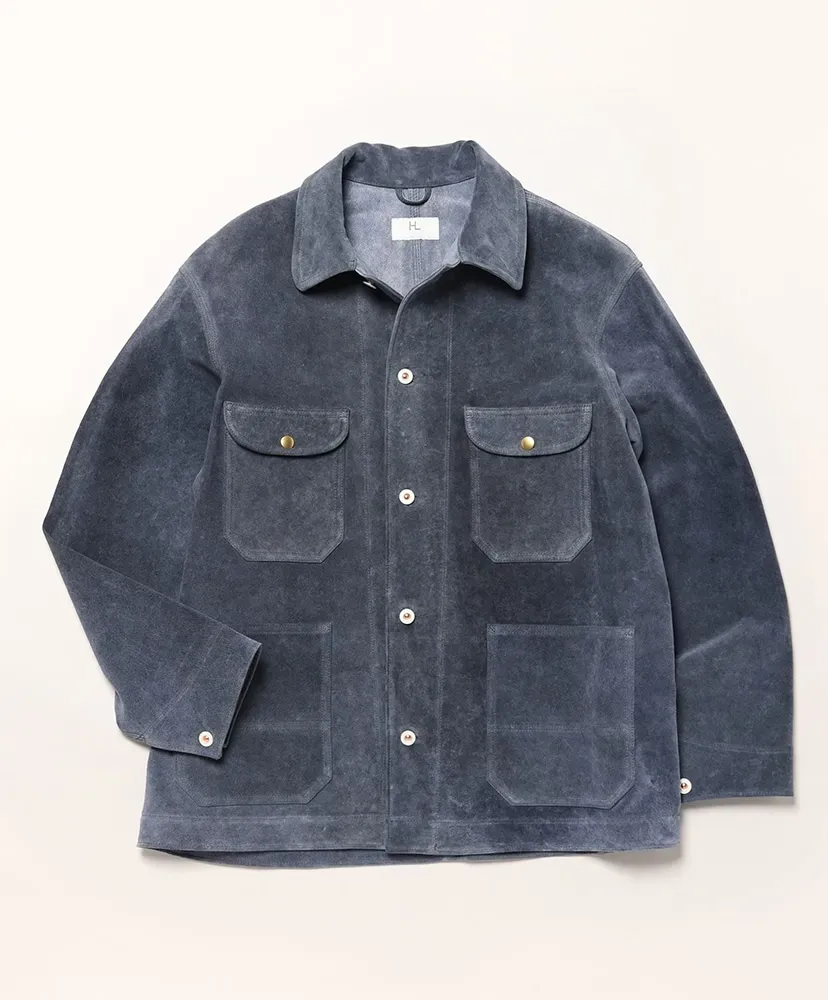 Goat Suede Railroad Chore Jacket