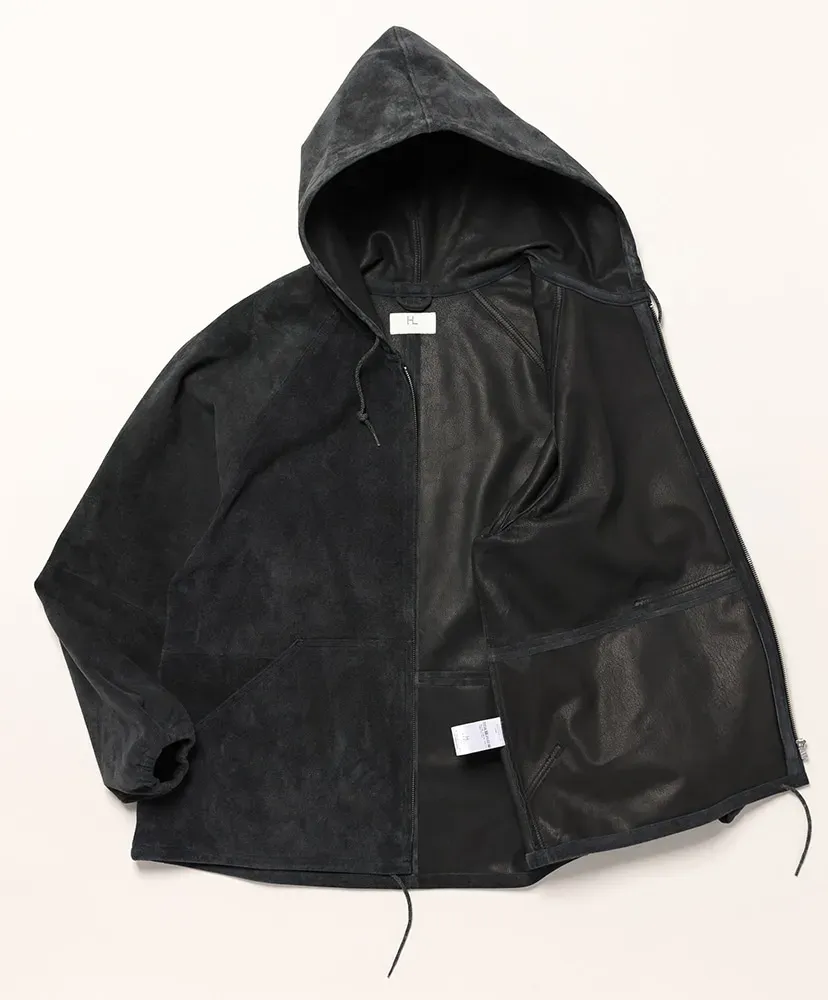 Goat Suede Hooded Jacket