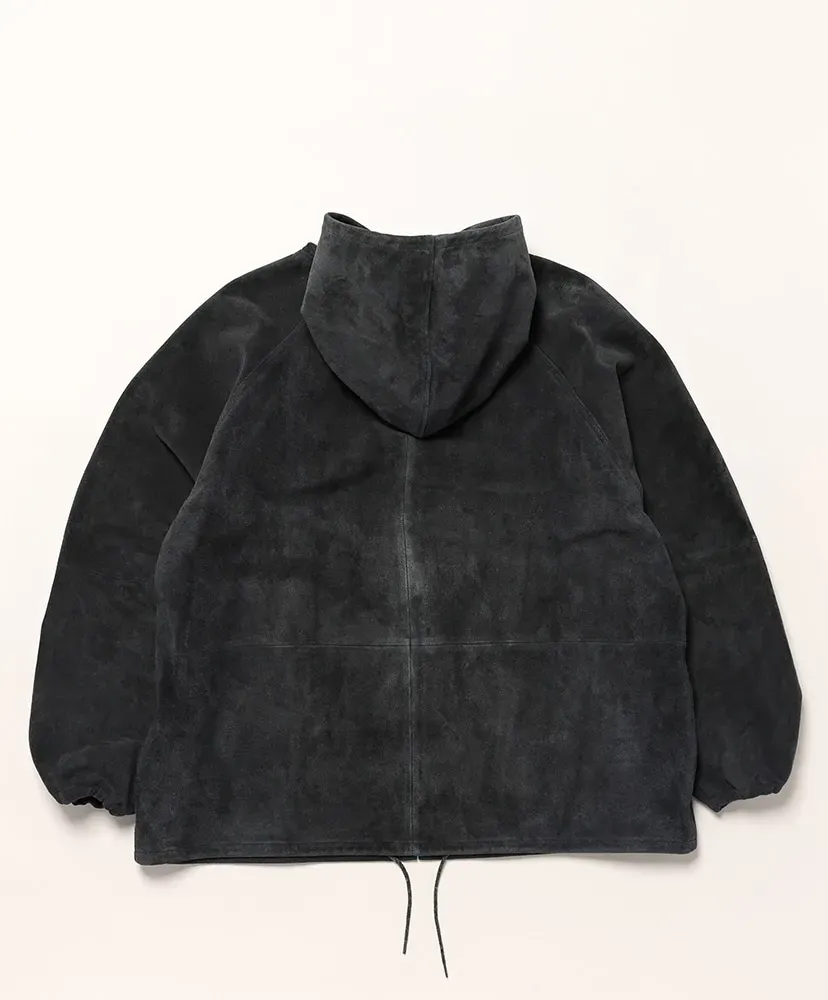 Goat Suede Hooded Jacket