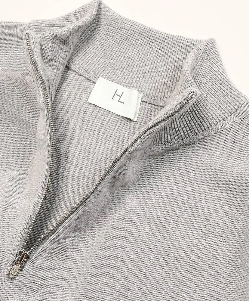 Silk Zipup Sweater