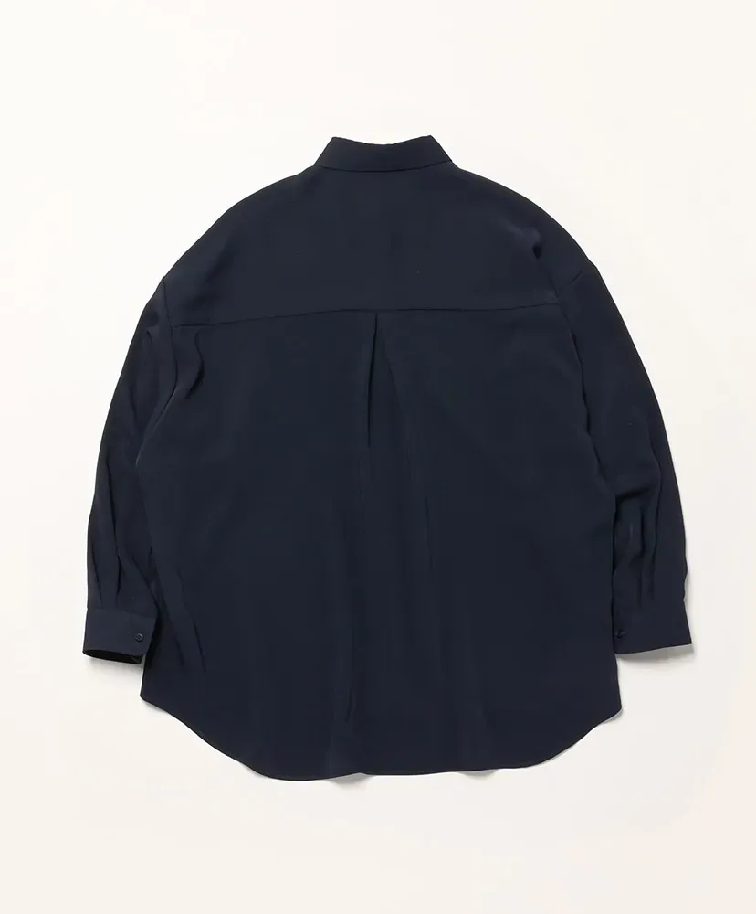 Satin Oversized Regular Collar Shirt