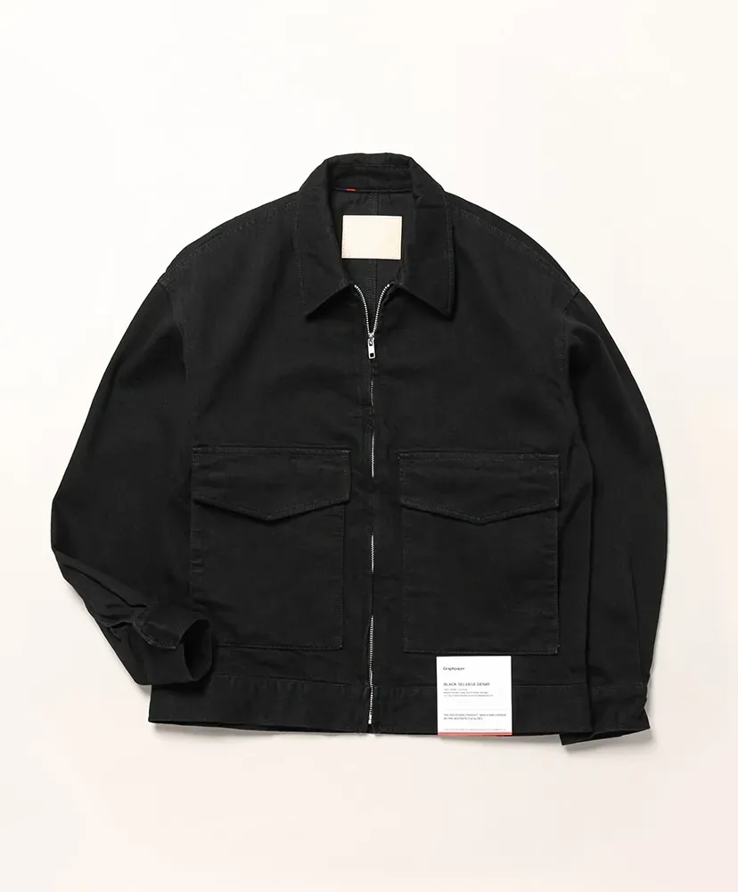 Selvage Denim Zip Jacket