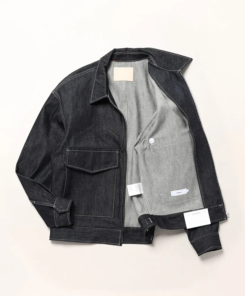 Selvage Denim Zip Jacket