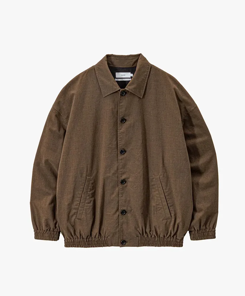 Cotton Wool Poplin Oversized Blouson