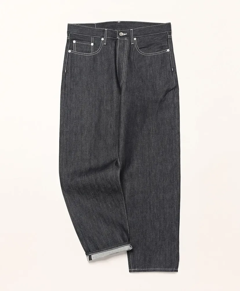 Selvage Denim Five Pocket Tapered Pants