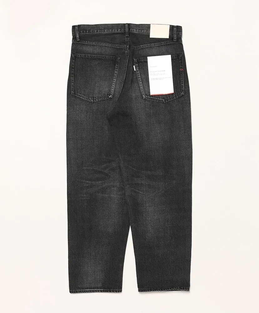 Selvage Denim Five Pocket Tapered Pants - Dark Fade-
