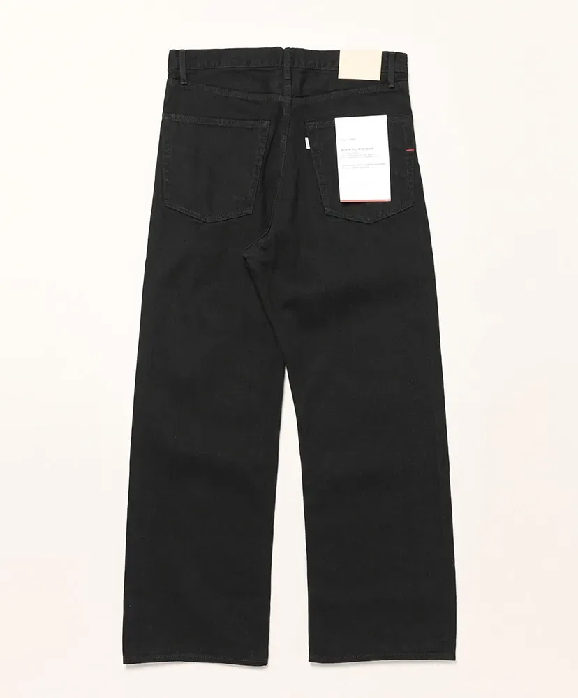 Selvage Denim Five Pocket Wide Straight Pants