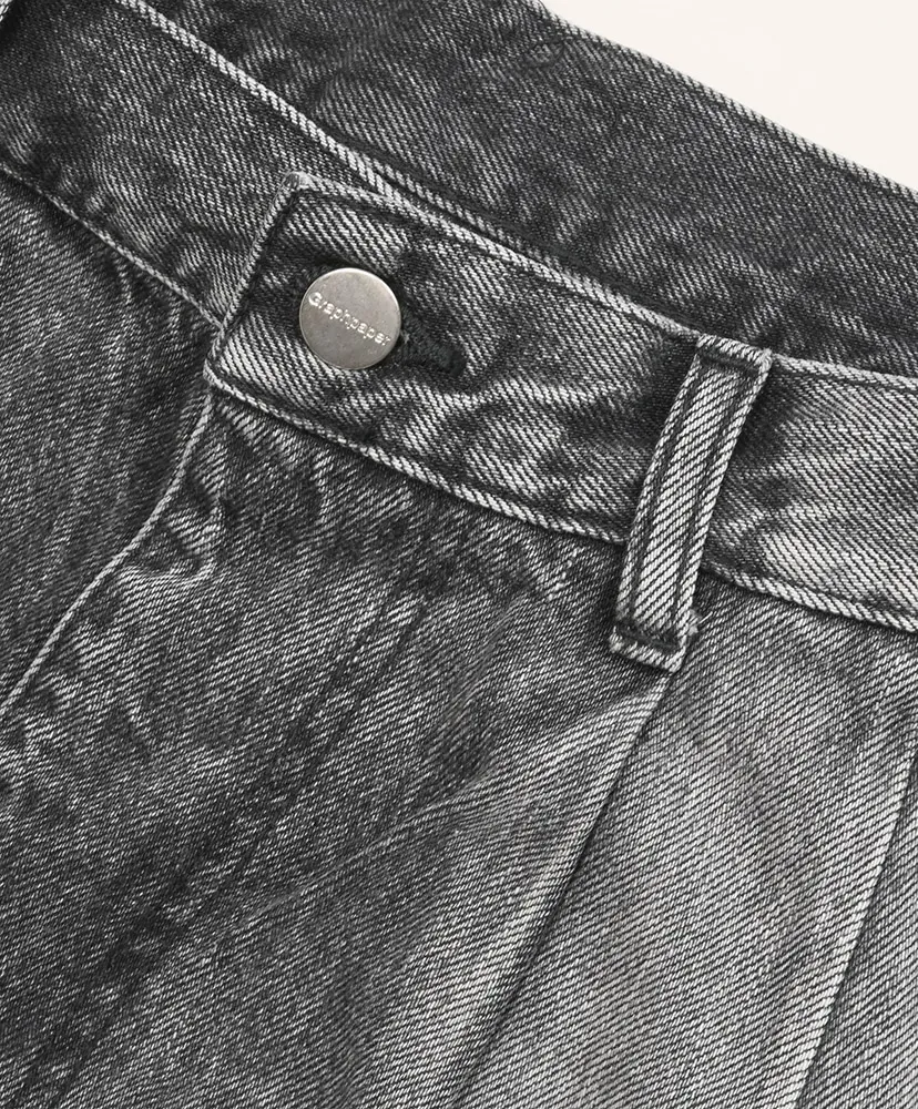 Selvage Denim Two Tuck Pants-Light Fade-