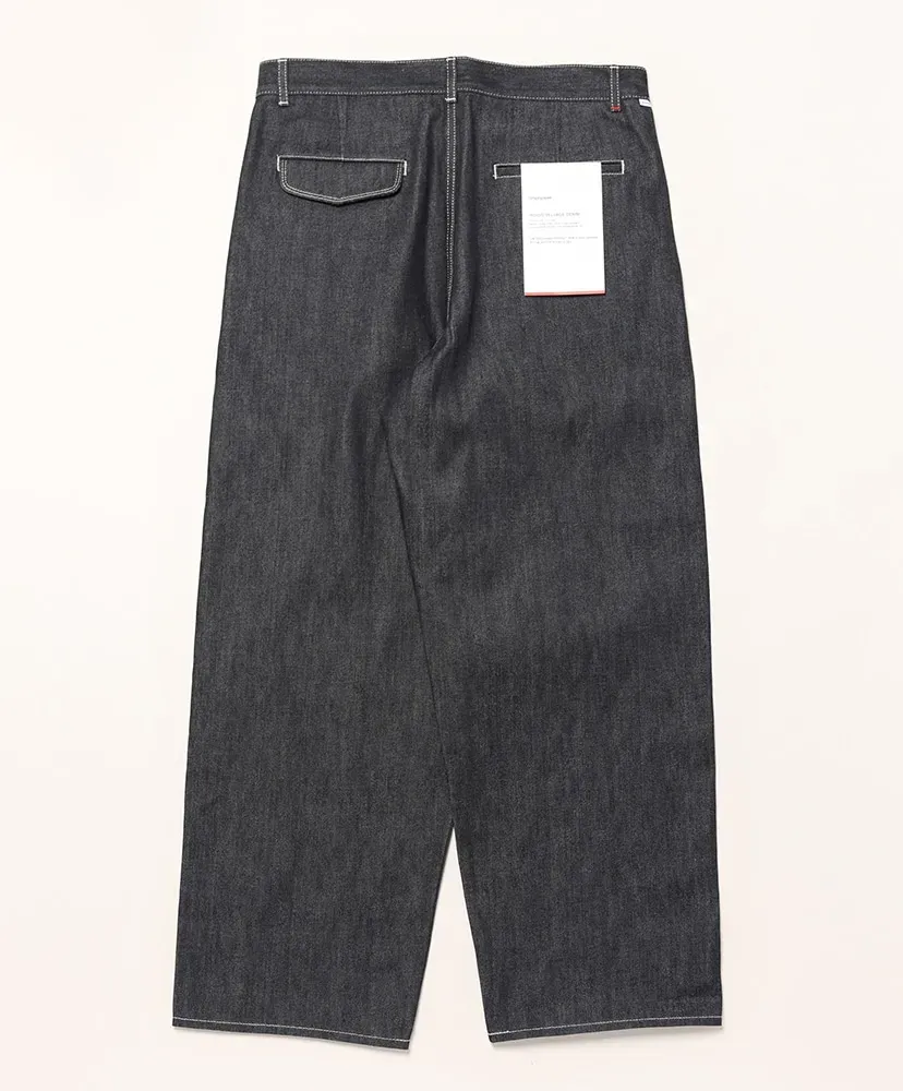 Selvage Denim Two Tuck Pants