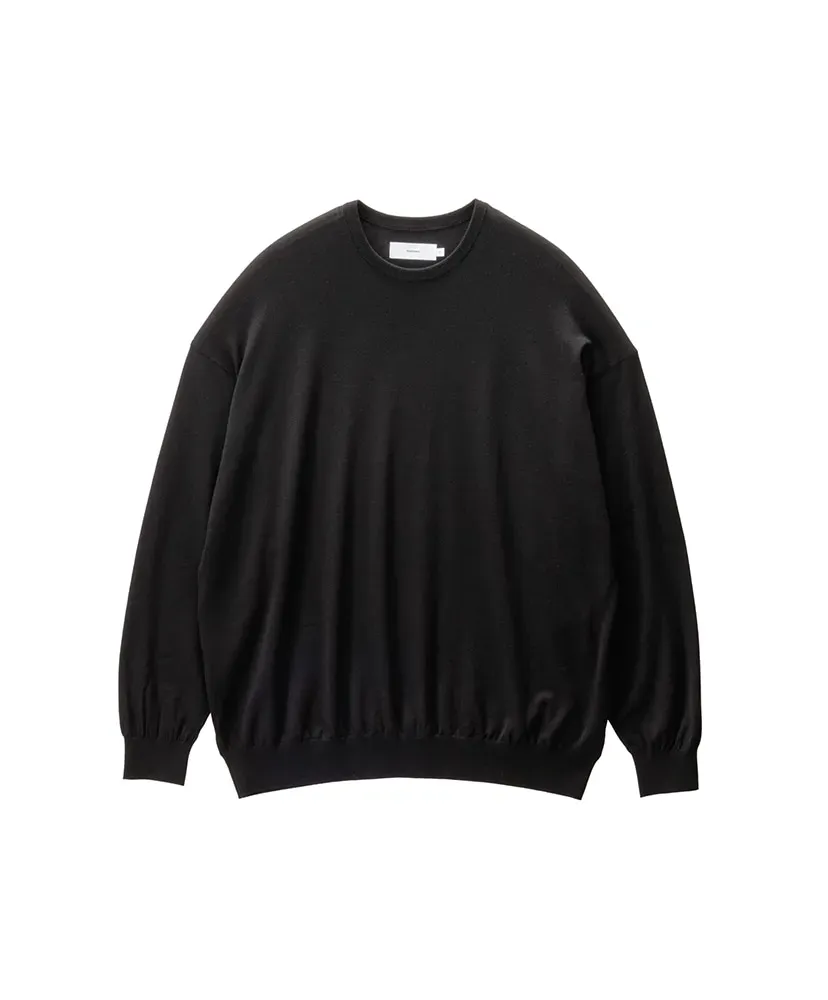 High Gauge L/S Oversized Crew Neck Knit