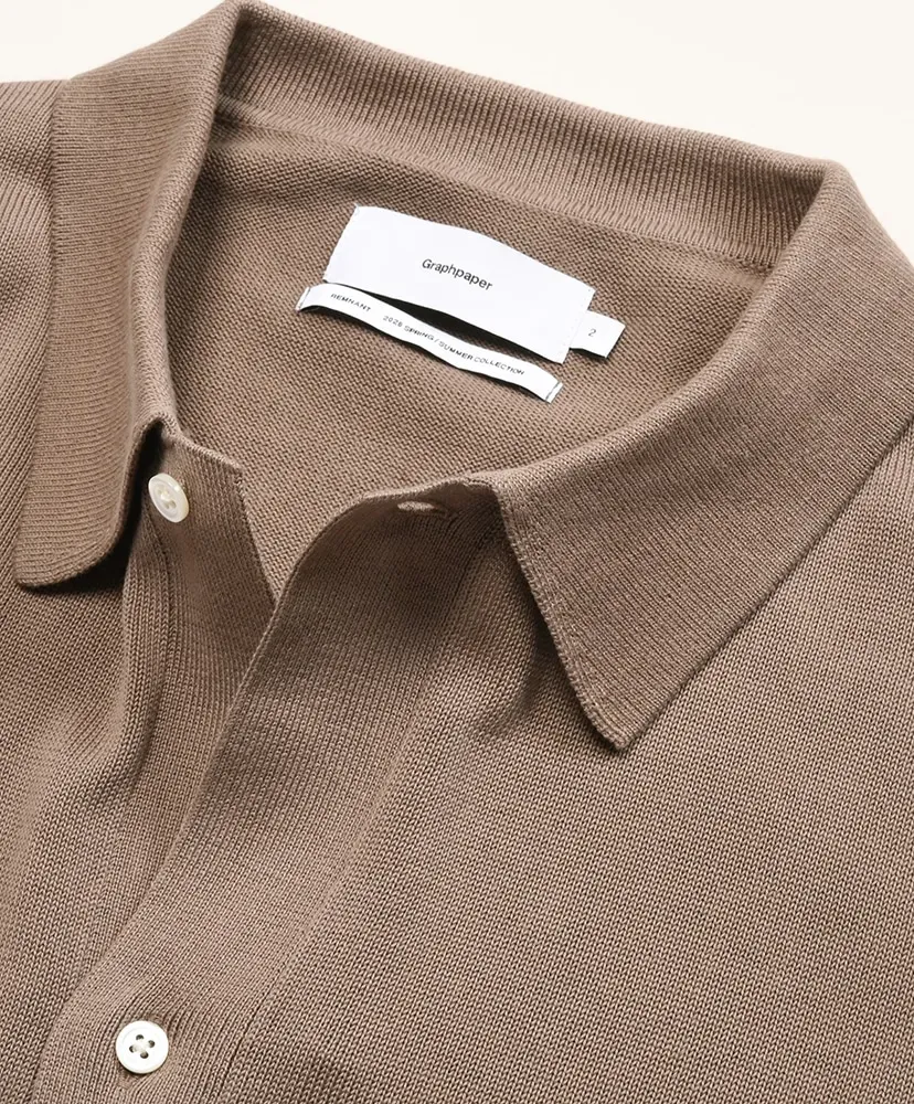 Suvin High Gauge Knit Oversized L/S Shirt