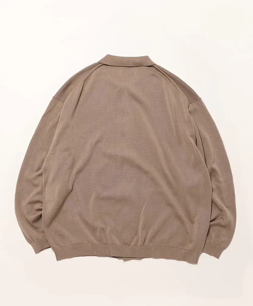 Suvin High Gauge Knit Oversized L/S Shirt