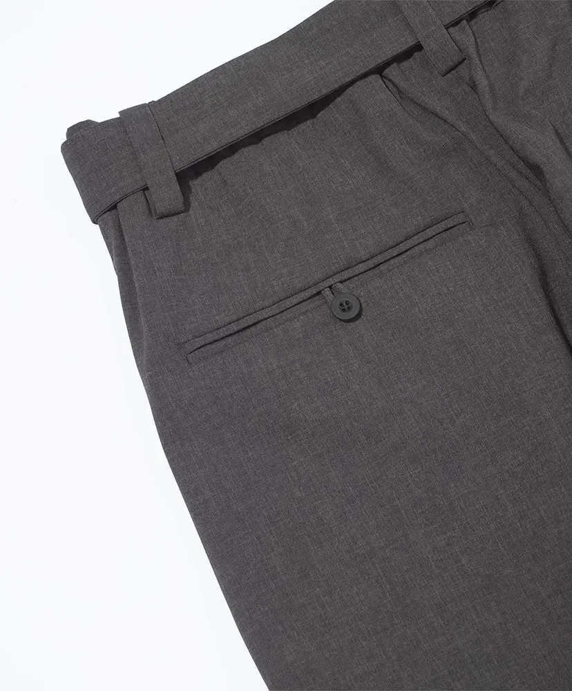 Waterproof Tech Wool Wide Pants