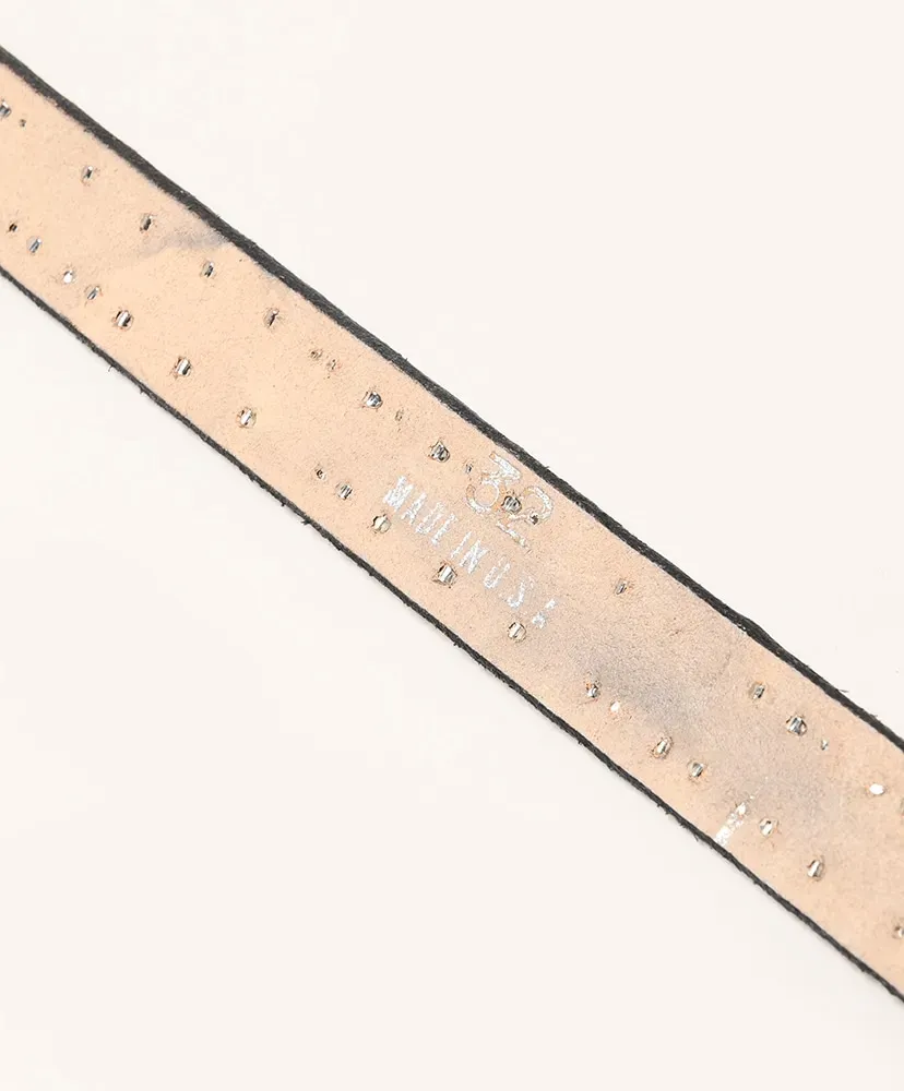1 Inch Pyramid 2Rows Belt