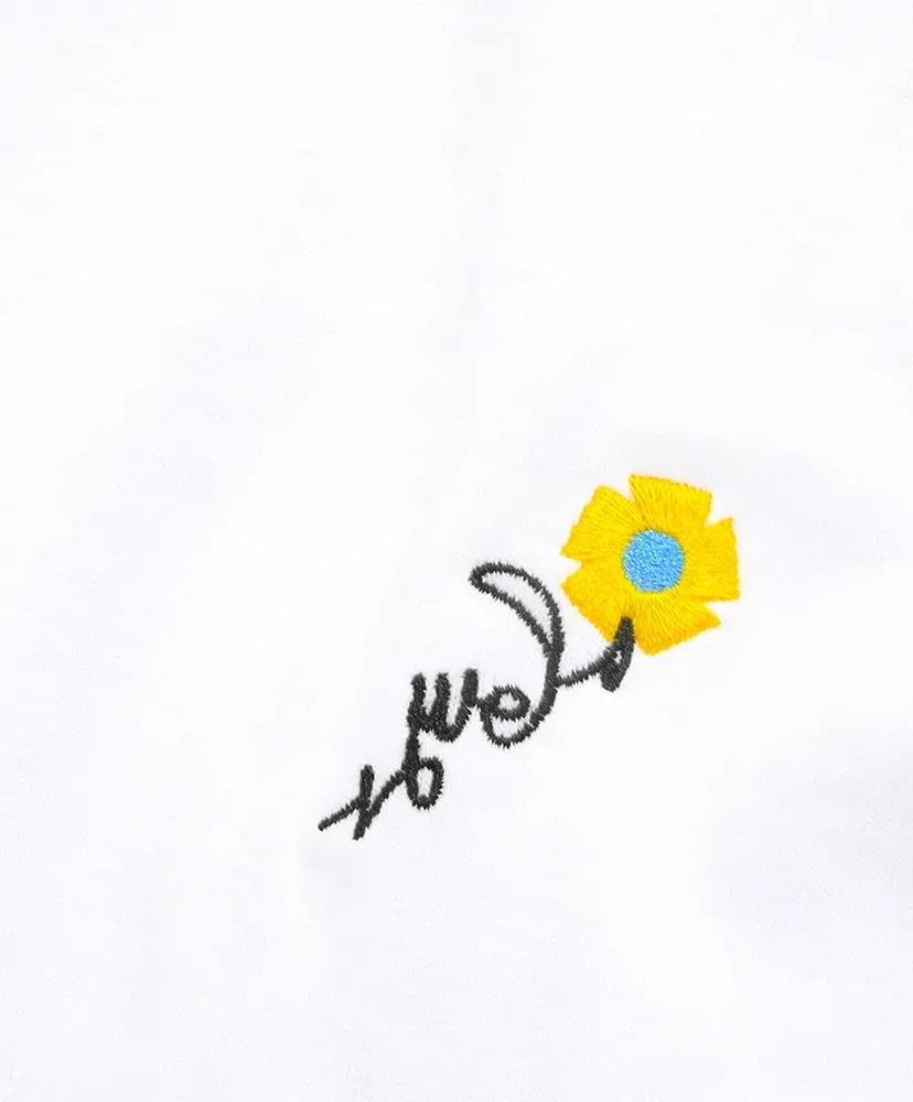 Floral Embroidered Tee