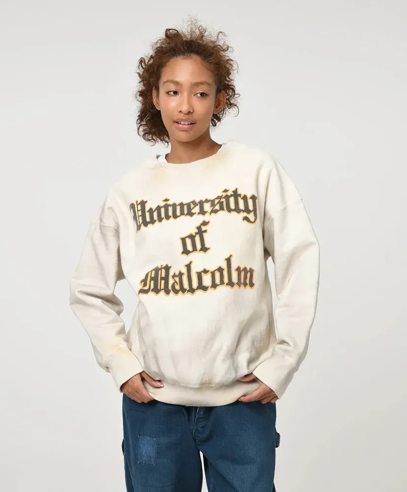 Univ. Maclaren Lettering Sweatshirt Aged