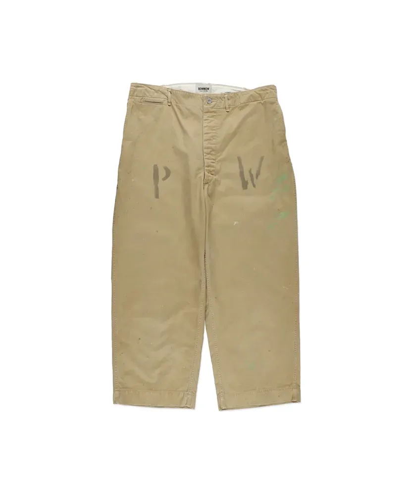Pw 41 Khaki Trousers Aged