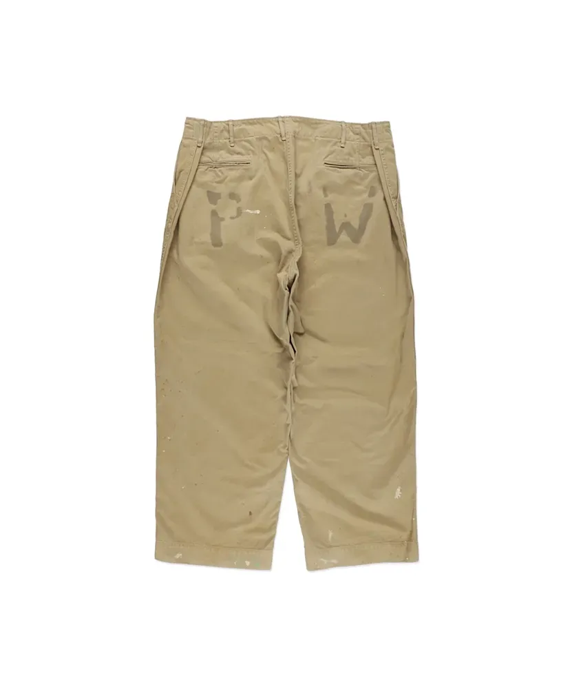 Pw 41 Khaki Trousers Aged