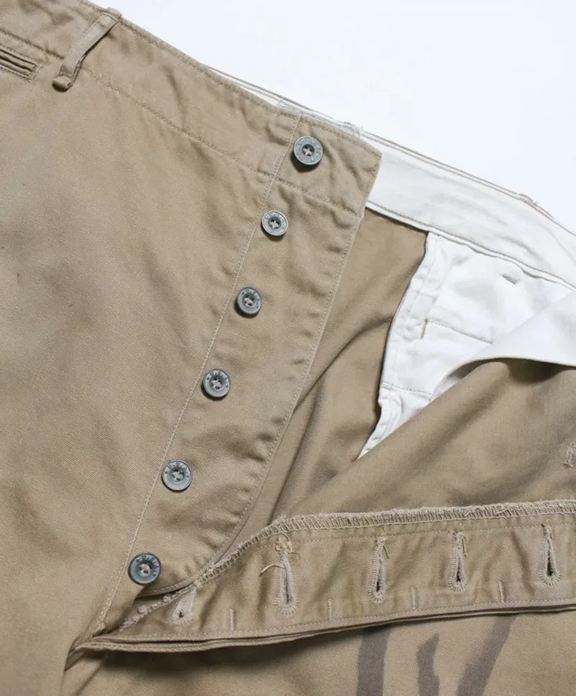 Pw 41 Khaki Trousers Aged