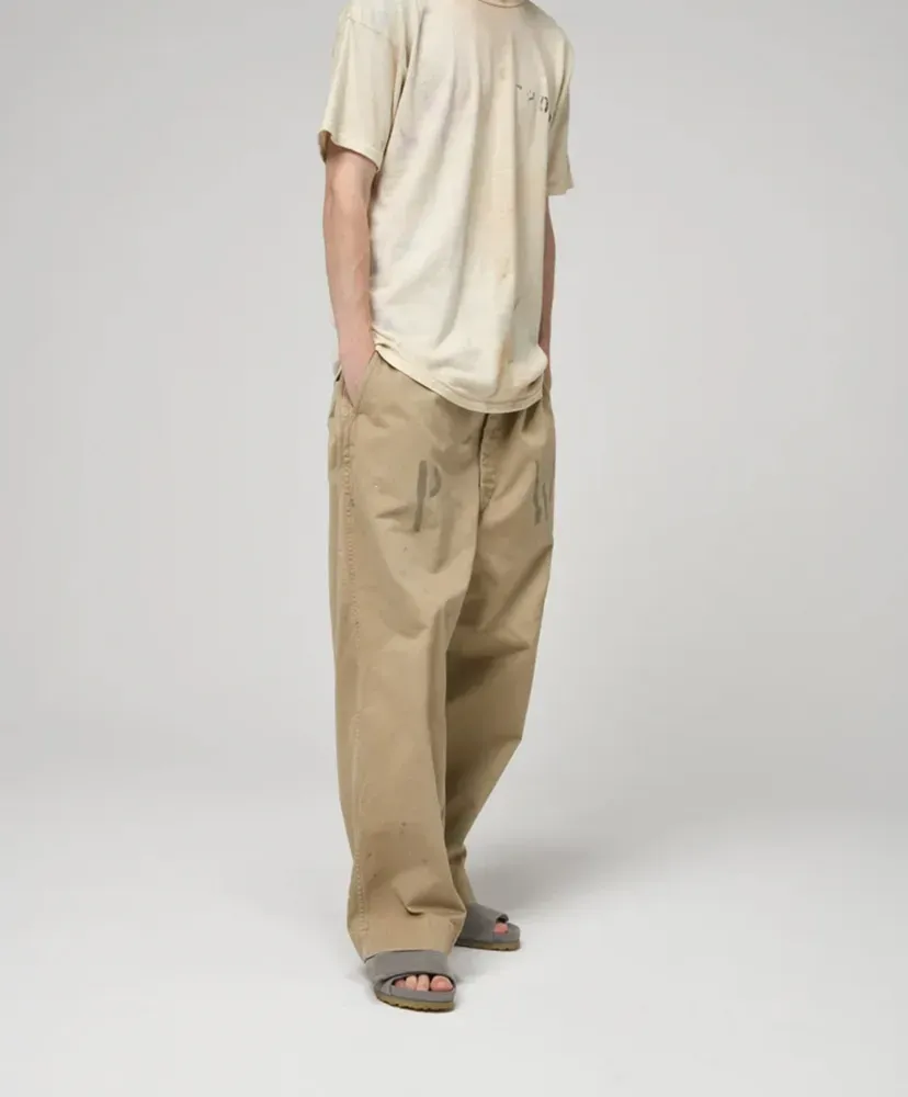 Pw 41 Khaki Trousers Aged