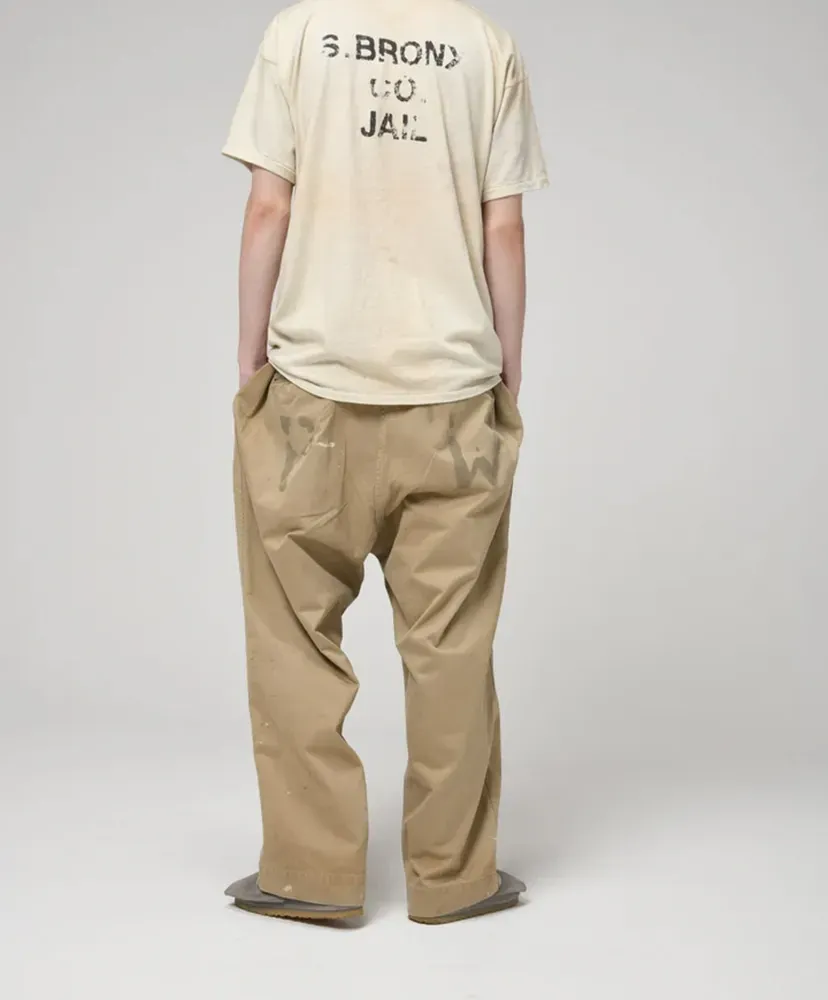 Pw 41 Khaki Trousers Aged