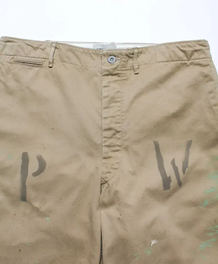 Pw 41 Khaki Trousers Aged
