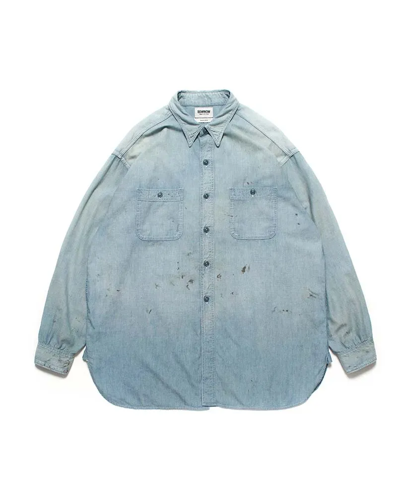 Sketch Zomboo Usn Chambray Shirt Aged