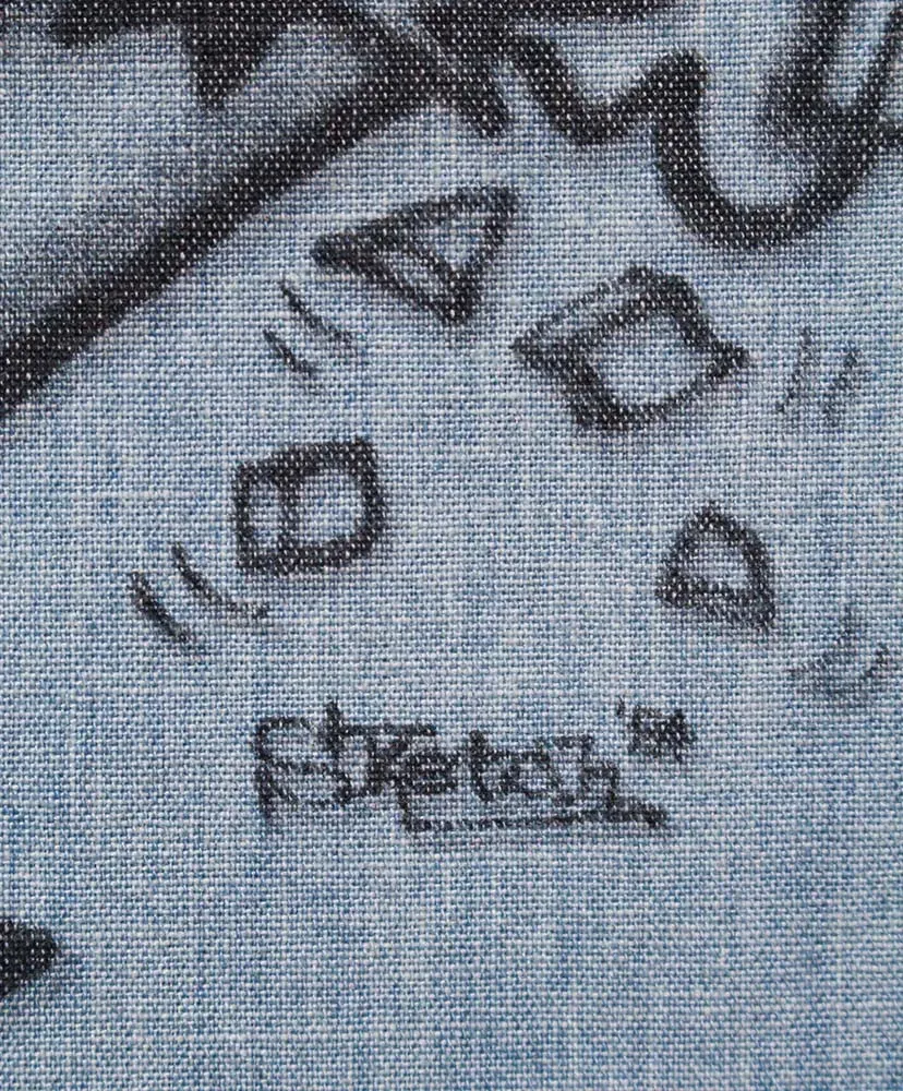Sketch Zomboo Usn Chambray Shirt Aged