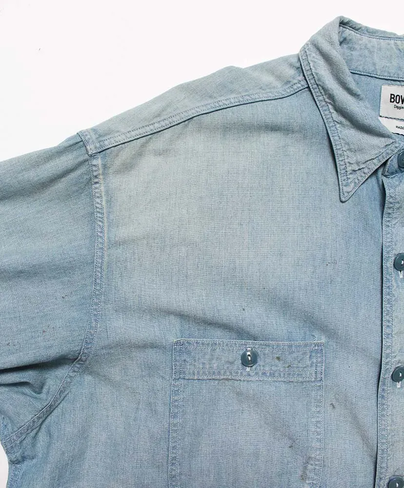 Sketch Zomboo Usn Chambray Shirt Aged