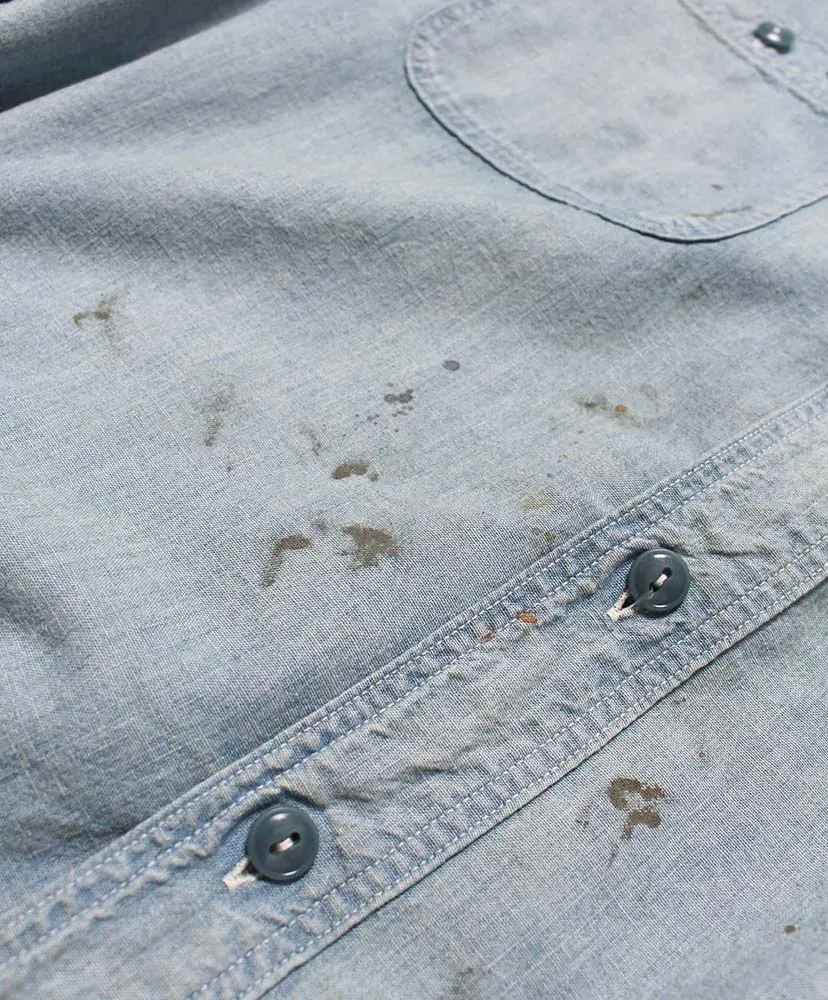 Sketch Zomboo Usn Chambray Shirt Aged