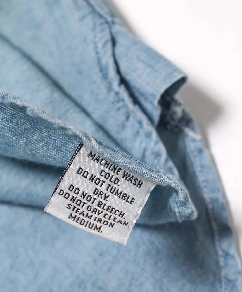 Sketch Zomboo Usn Chambray Shirt Aged