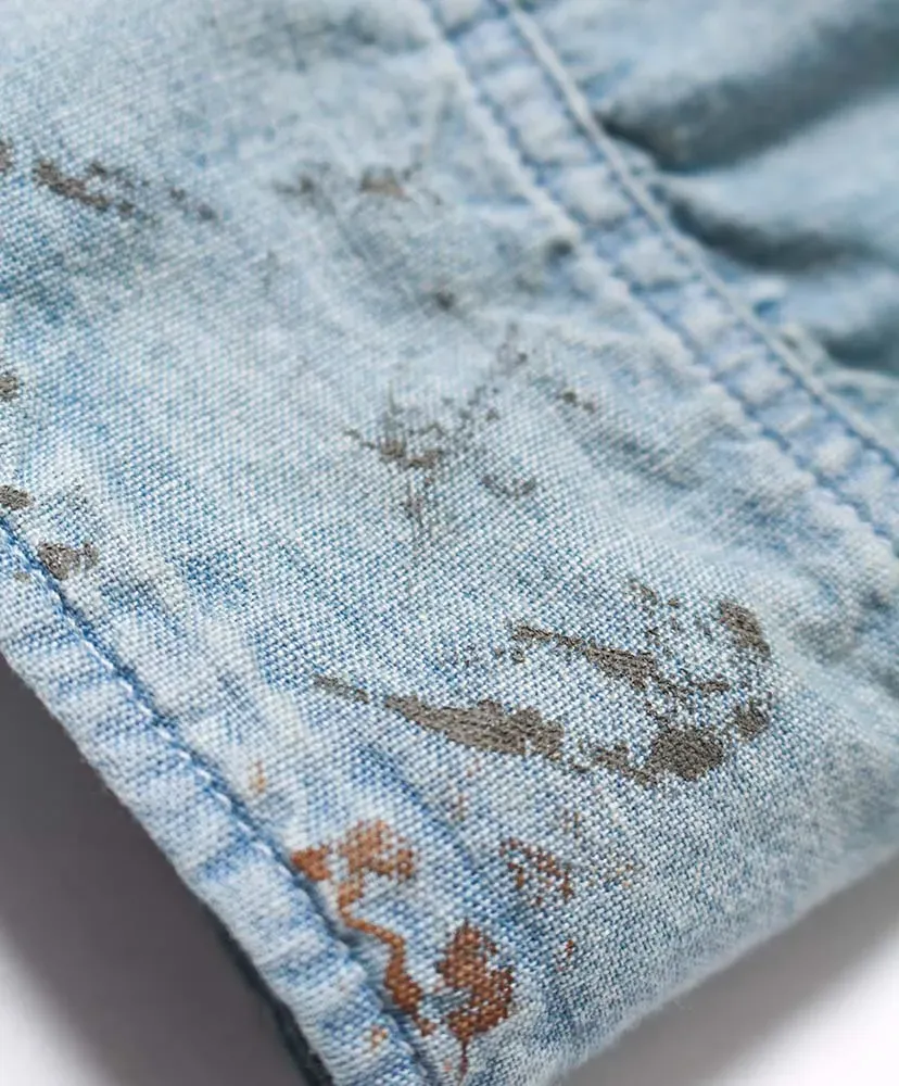 Sketch Zomboo Usn Chambray Shirt Aged