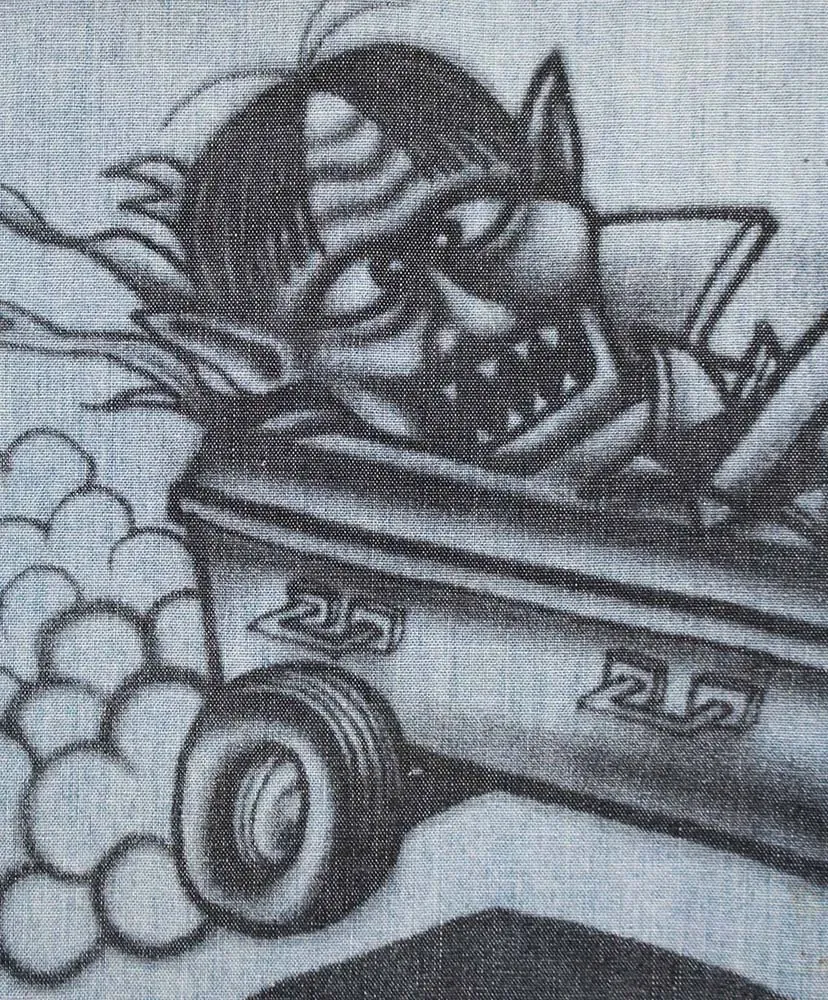 Sketch Zomboo Usn Chambray Shirt Aged
