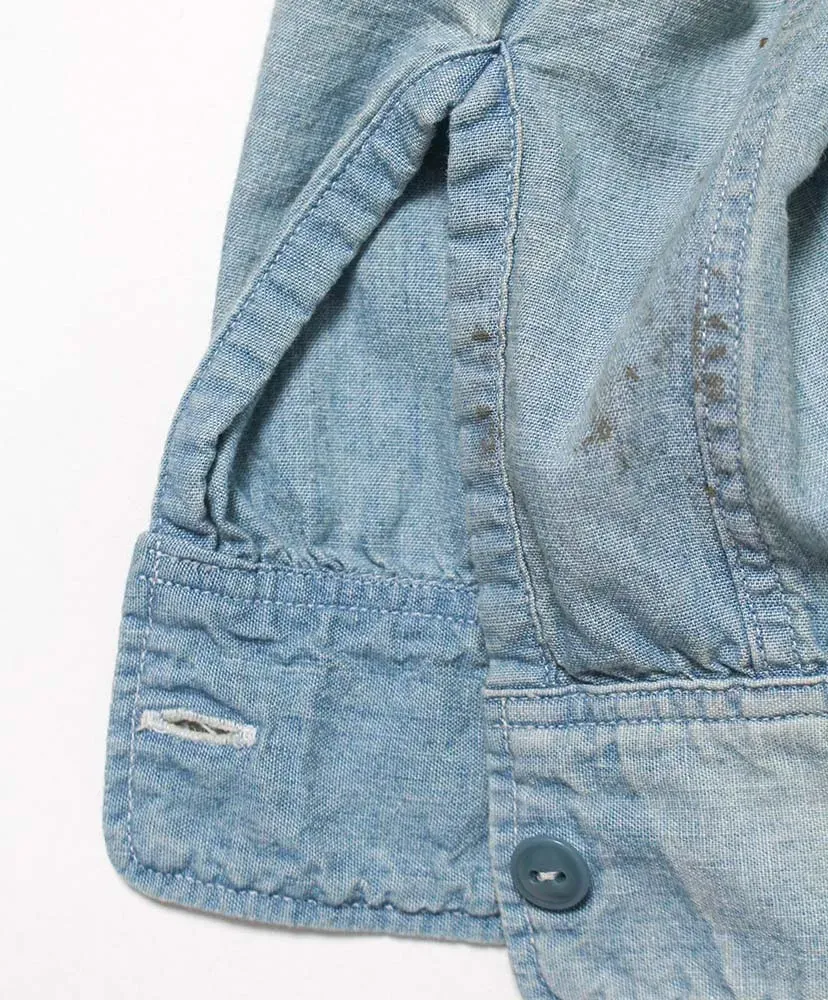 Sketch Zomboo Usn Chambray Shirt Aged