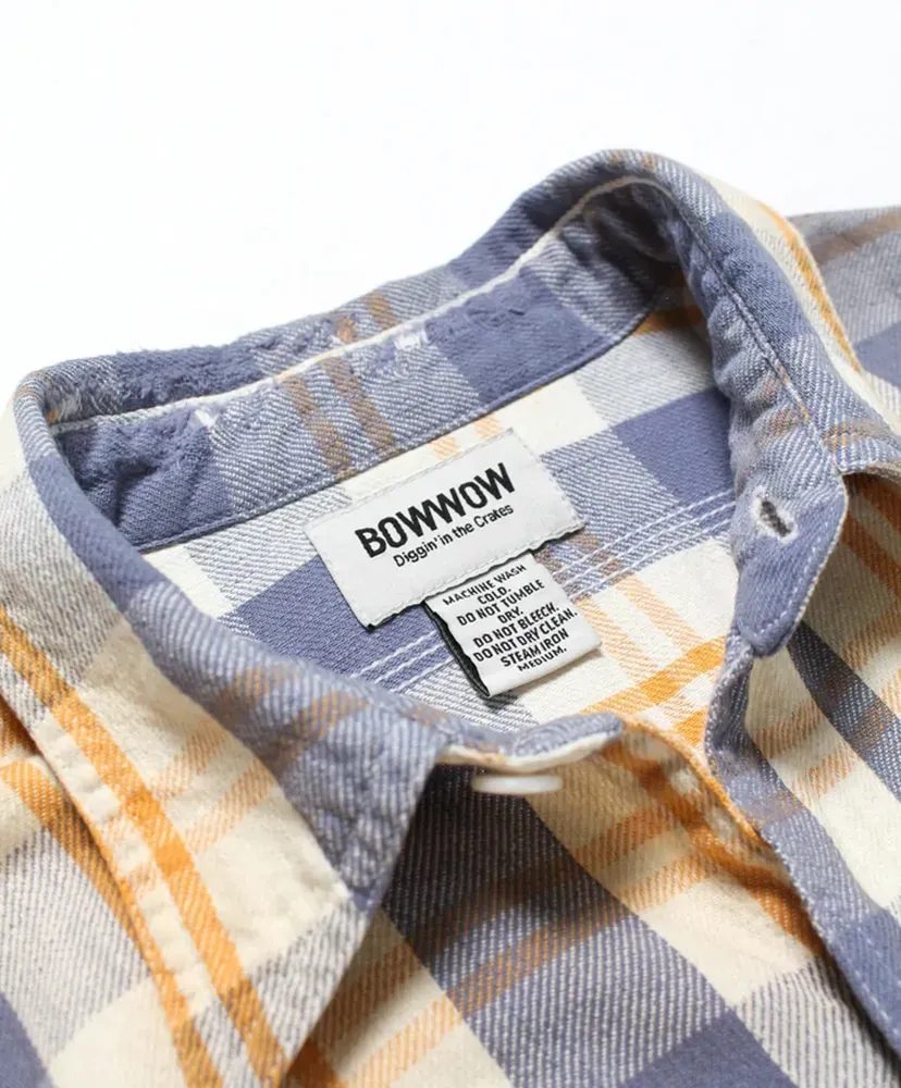 Unique Pocket Checked Flannel Shirt Aged