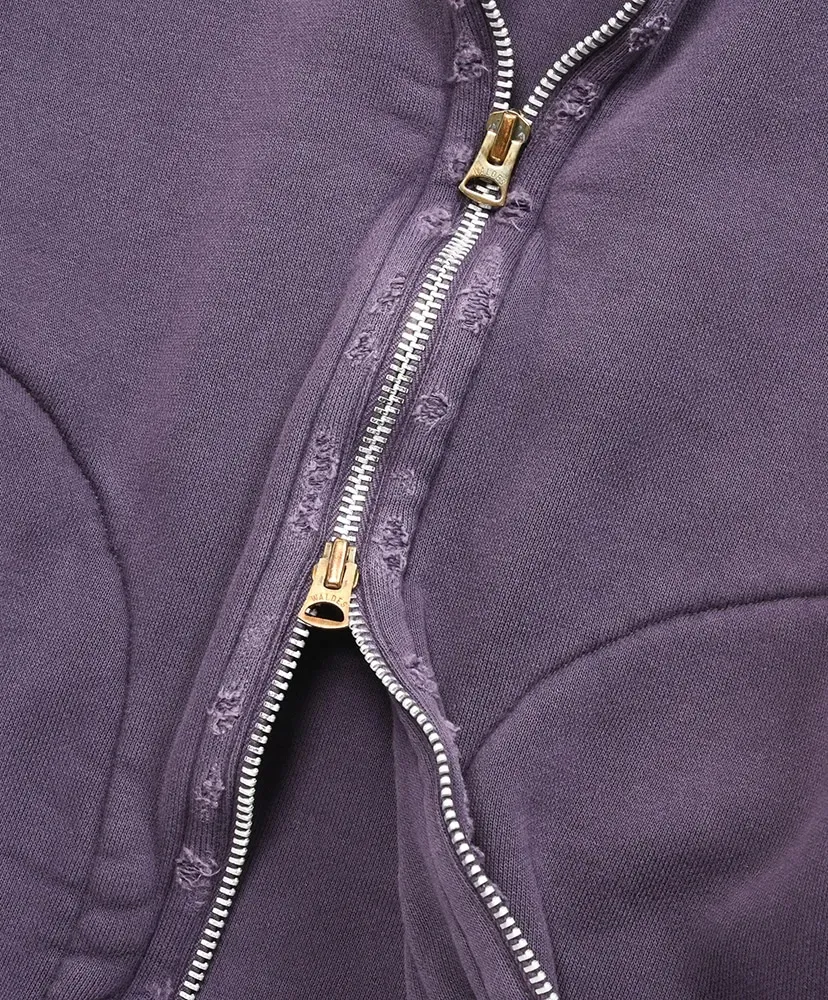 Damaged W-Face Lock Hoodie