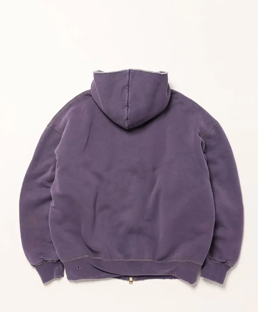Damaged W-Face Lock Hoodie