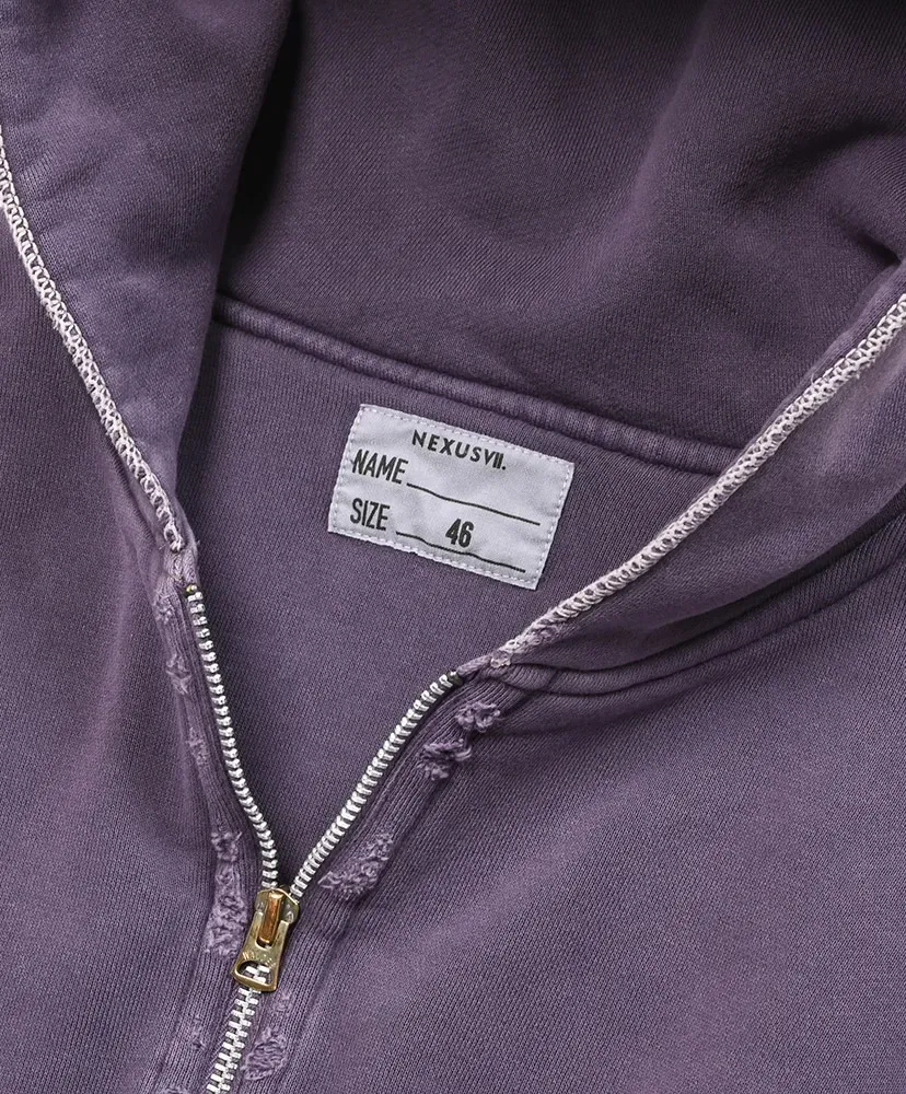 Damaged W-Face Lock Hoodie