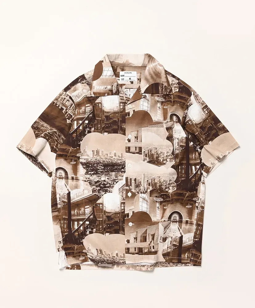 Cotton Hawaiian Shirt B.R.