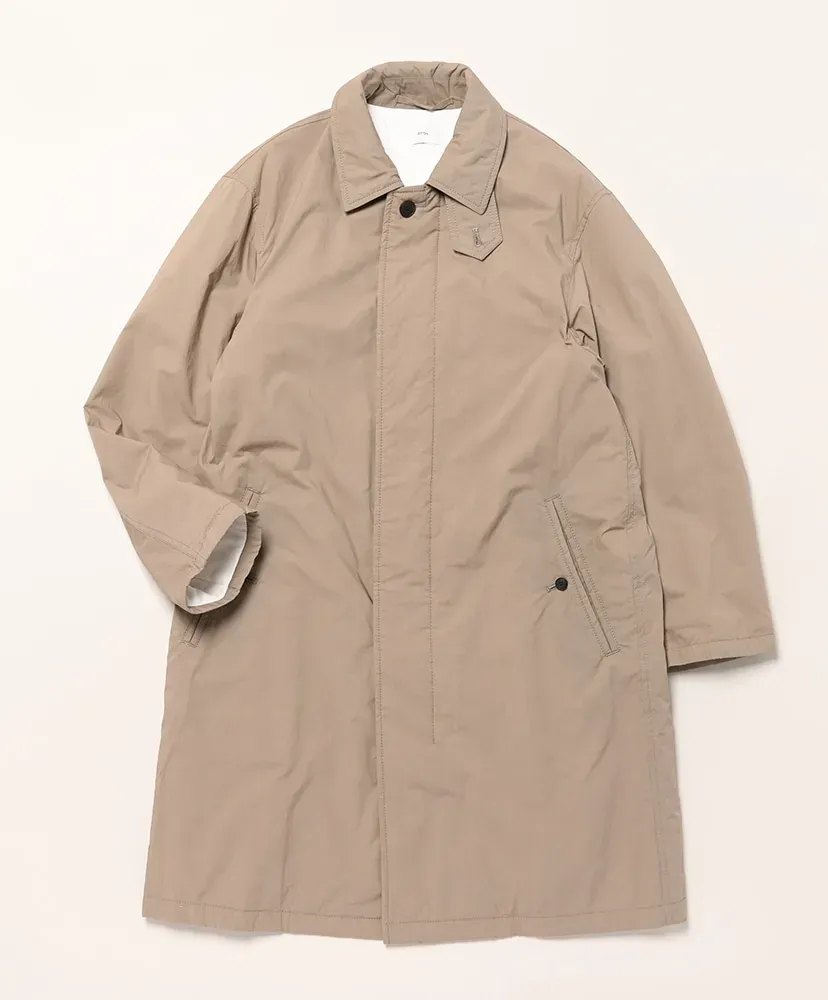 Mercerized Cotton | Silk Padded Balmacaan Coat