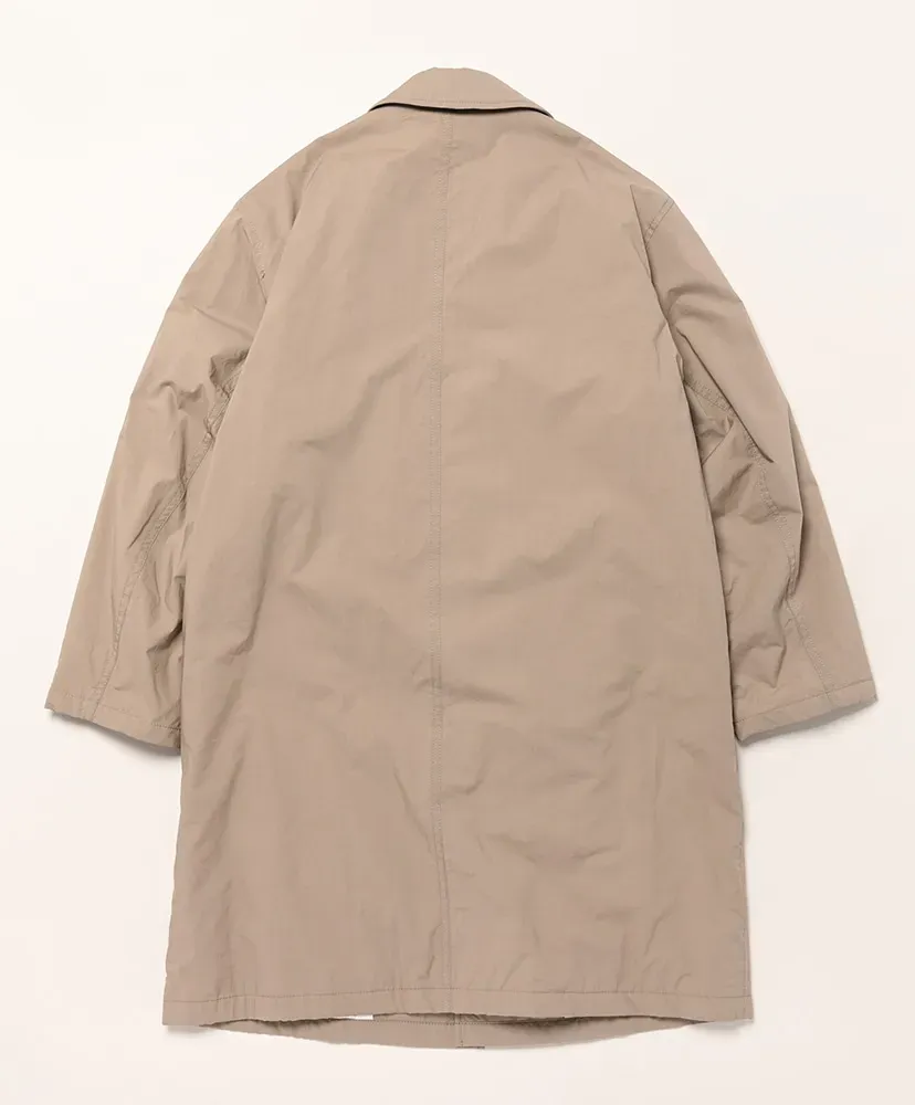 Mercerized Cotton | Silk Padded Balmacaan Coat