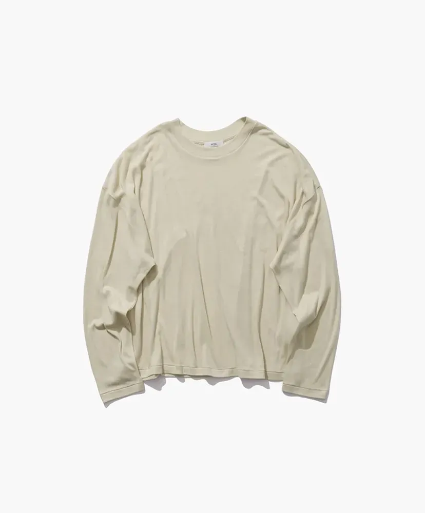 Cotton Linen Fraise | Long Sleeve T-Shirt